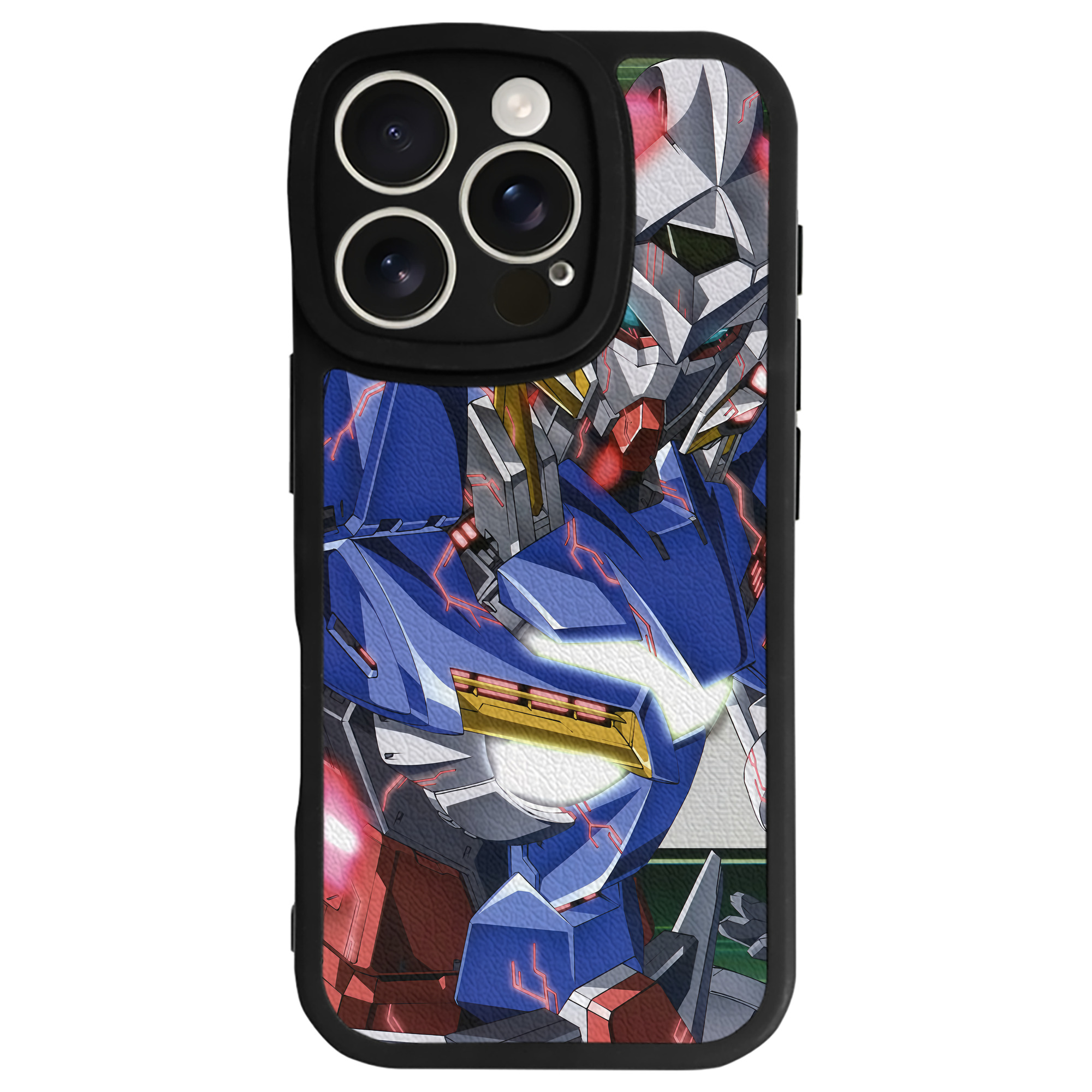 （画像用） 機動戦士ガンダム Mobile Suit Gundam 【iPhone 16シリーズ対応】シリコンスマホケース（レザー調） 材質：シリコン